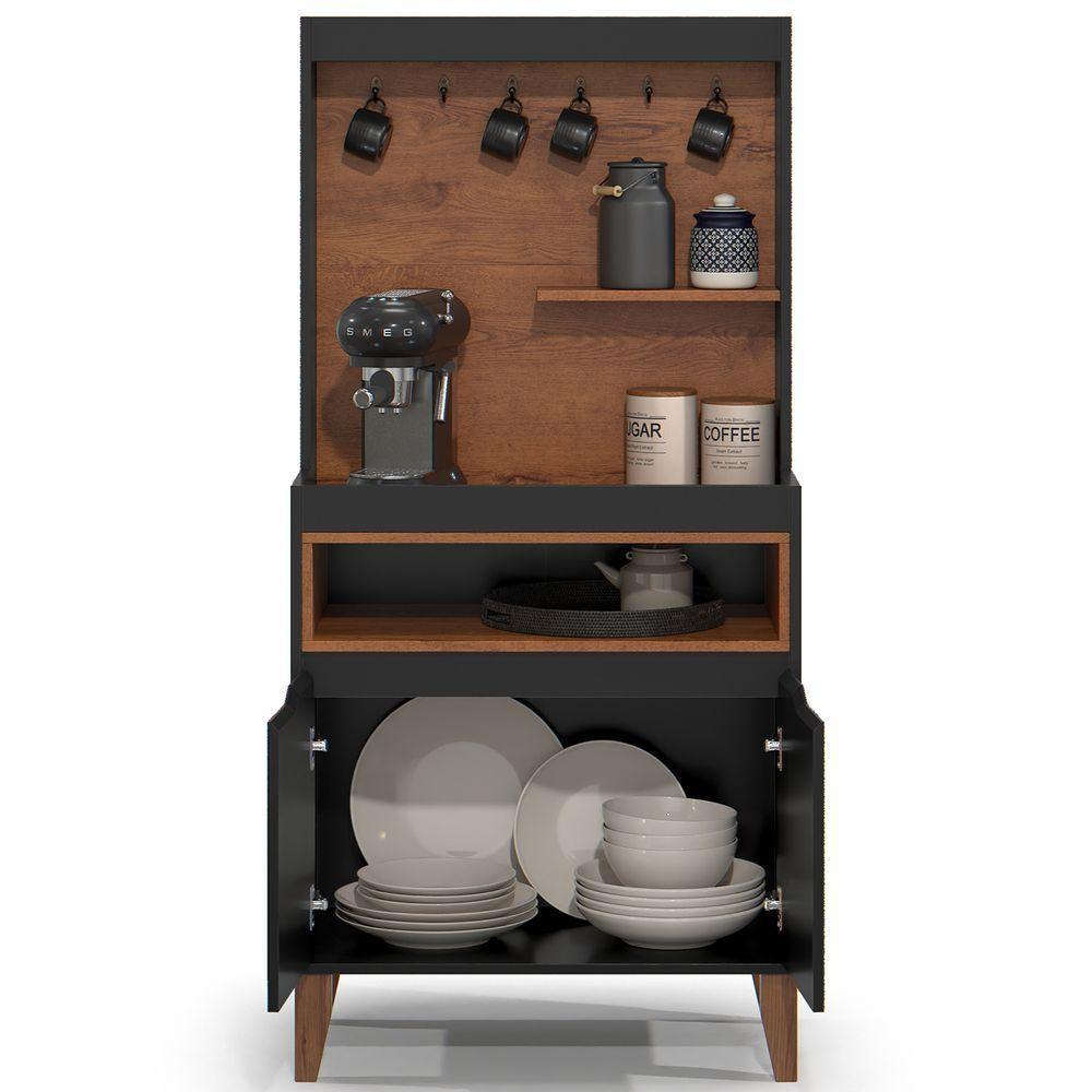 Cantinho Do Café Flow Preto Com Freijo - 7