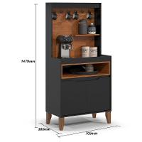 Cantinho Do Café Flow Preto Com Freijo - 8