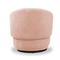 Poltrona Decorativa Orgânica Kit 2 Névoa Bouclê Rosê E03 - D'rossi - 8