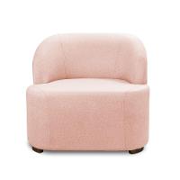 Poltrona Decorativa Orgânica Kit 2 Diully Bouclê Rosê E03 - D'rossi - 7