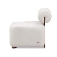 Poltrona Decorativa Para Sala Helora Bouclê Cinza Claro E03 - D'rossi - 2