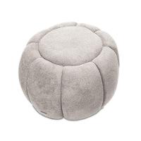 Poltrona E Puff Decorativo Orgânico Fixo Cloud Bouclê Cinza Claro E03 - D'rossi - 10