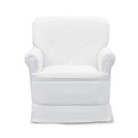 Poltrona De Amamentação Base Balanço Lígia Sintético E03 - D'rossi Cor Branco - 2