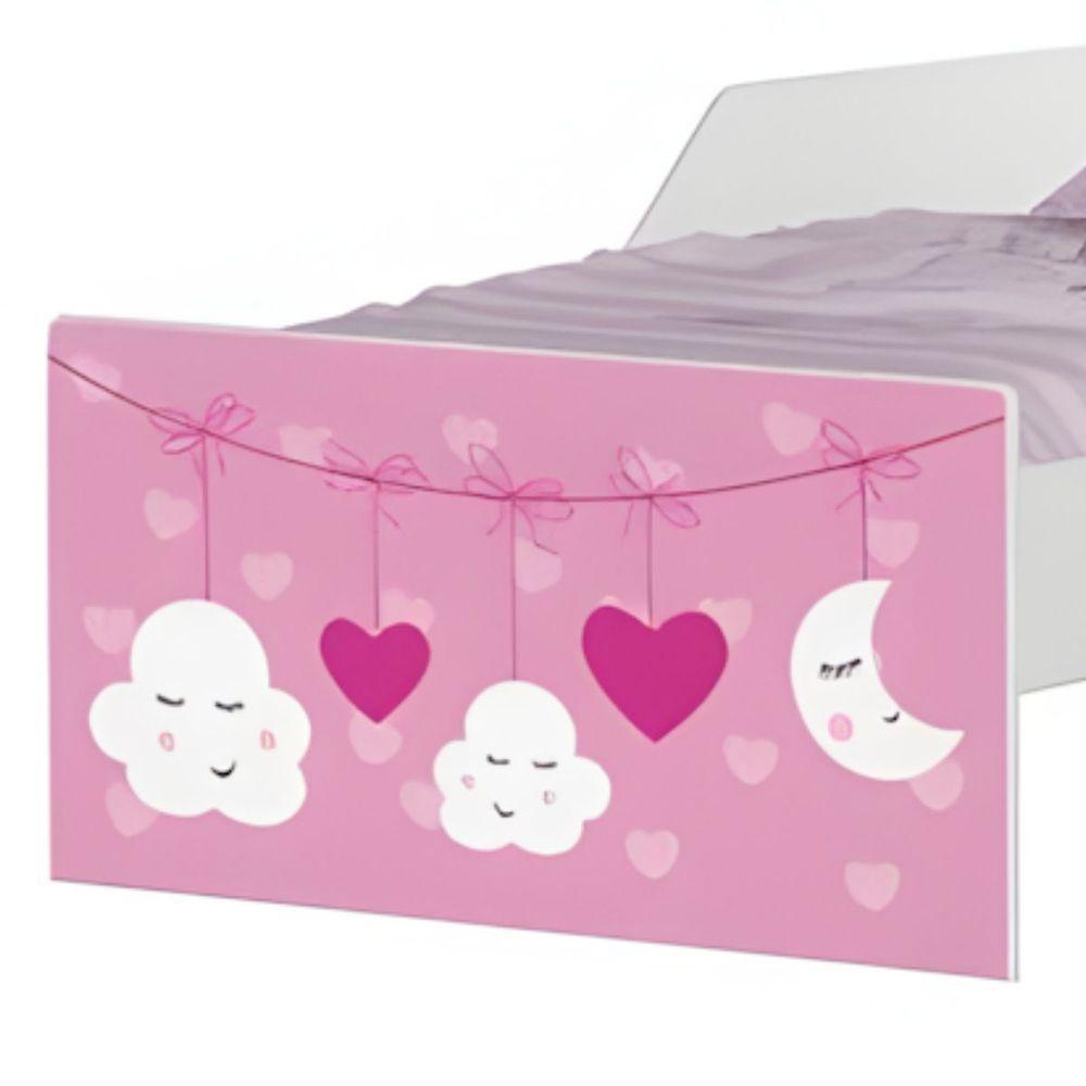 Mini Cama Infantil 153,2x79cm Com Proteção Lateral Personagens K02 - D'rossi Cor Lhama Princesa - 6