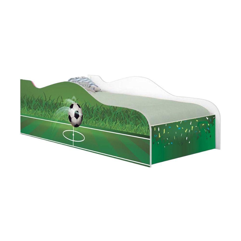 Mini Cama Infantil 157,5x72,5cm Com Proteção Lateral Personagens Copa Futebol K02 - D'rossi - 2