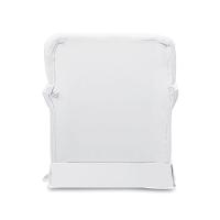 Poltrona De Amamentação Base Balanço E Puff Lígia Sintético E03 - D'rossi Cor Branco - 6