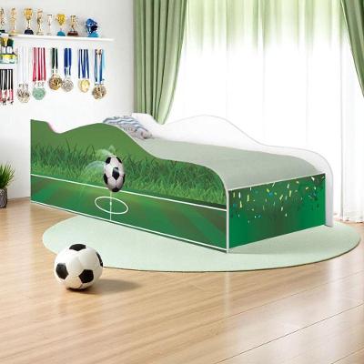 Cama Solteiro Infantil 197x91,5cm Para Quarto Personagens K02 - D'rossi Cor Copa Futebol