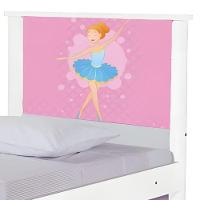 Cama Solteiro Infantil Com Cama Auxiliar 195x96cm Personagens K02 - D'rossi Cor Bailarina Clássica - 6