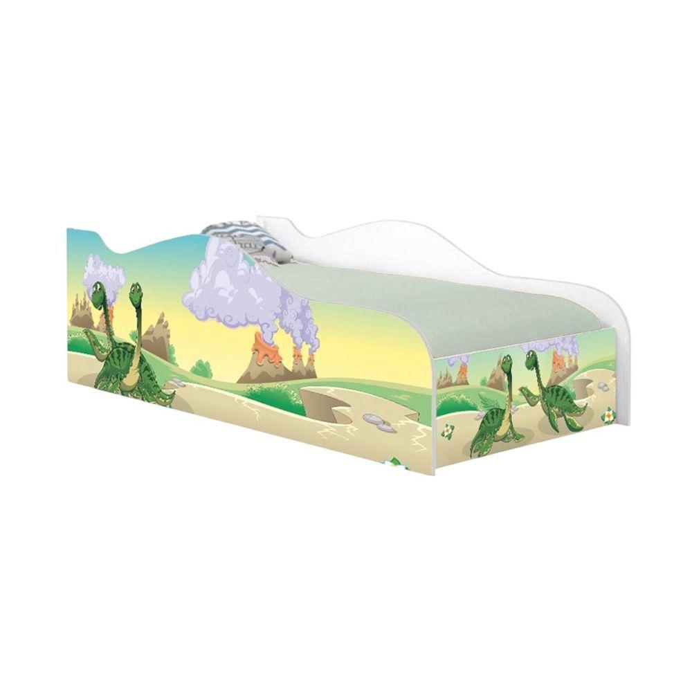 Cama Solteiro Infantil 197x91,5cm Para Quarto Personagens K02 - D'rossi Cor Dinossauro - 2