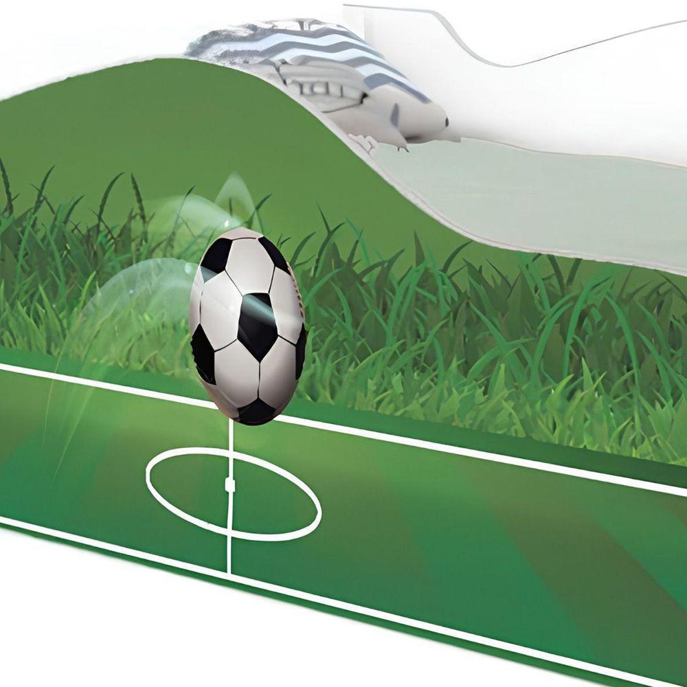 Cama Solteiro Infantil 197x91,5cm Para Quarto Personagens Copa Futebol K02 - D'rossi - 6