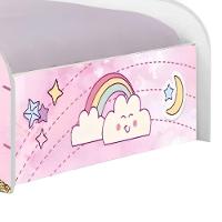Mini Cama Infantil 157,5x72,5cm Com Proteção Lateral Personagens Unicórnio K02 - D'rossi - 5
