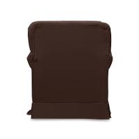 Poltrona De Amamentação Base Balanço E Puff Lígia Sintético E03 - D'rossi Cor Marrom - 7