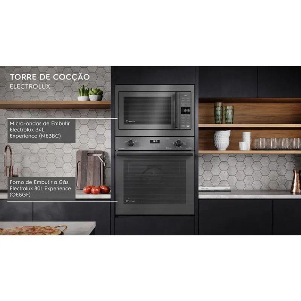 Micro-ondas De Embutir Electrolux Cinza 34 L Experience 110v - 3