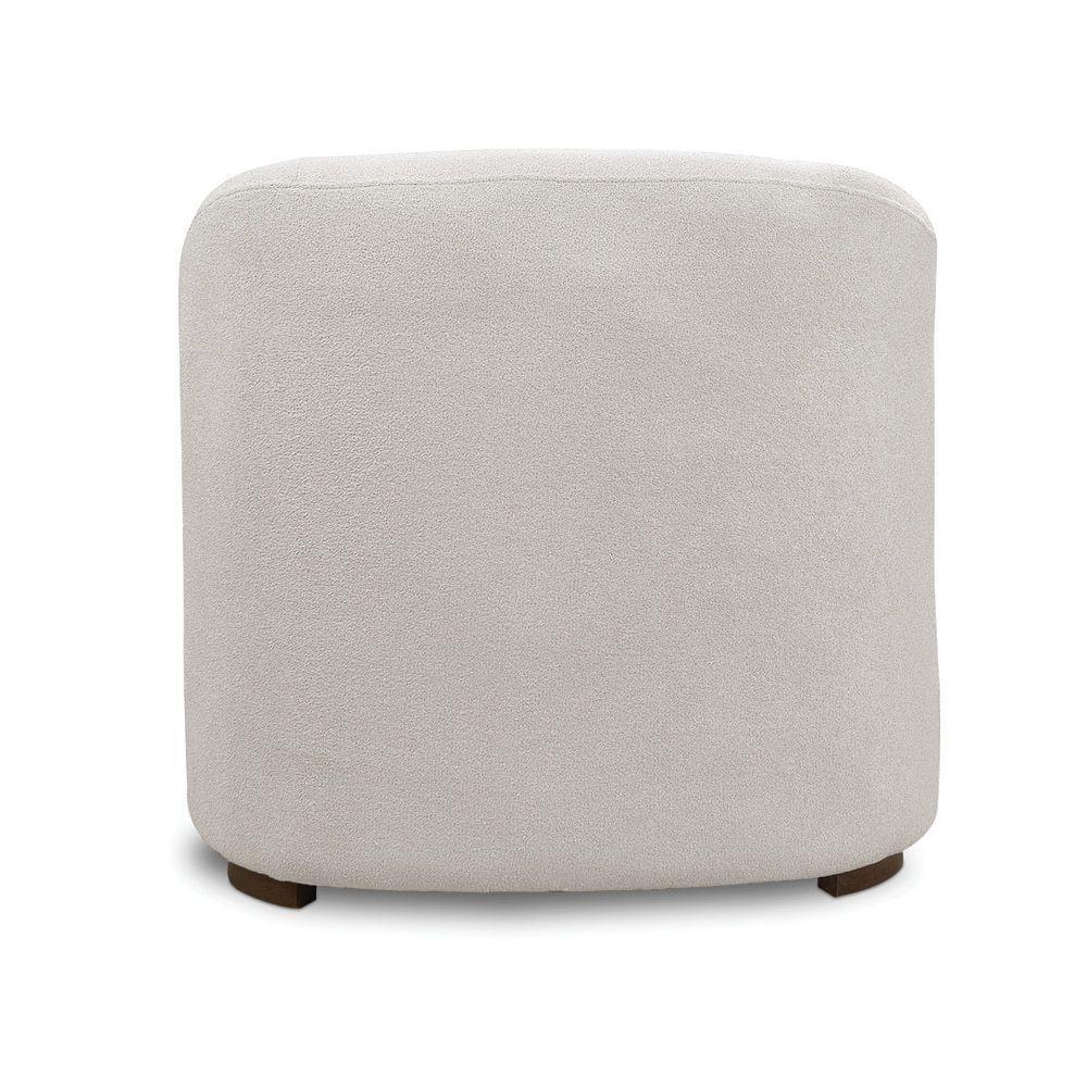 Poltrona Decorativa Orgânica Kit 2 Diully Bouclê Cinza Claro E03 - D'rossi - 8