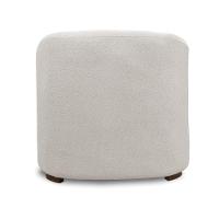 Poltrona Decorativa Orgânica Kit 2 Diully Bouclê Cinza Claro E03 - D'rossi - 8