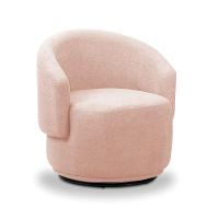 Poltrona Decorativa Orgânica Névoa Bouclê Rosê E03 - D'rossi - 2