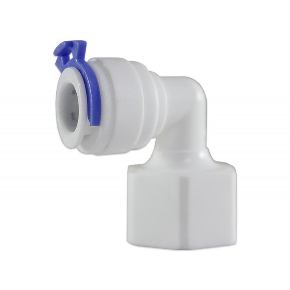 Conexão Em L Rosca Fêmea 1/2 Para Mangueira 3/8 - 1