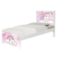 Cama Solteiro Infantil 195x96cm Para Quarto Personagens Unicórnio K02 - D'rossi - 2