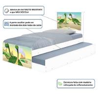 Cama Solteiro Infantil Com Cama Auxiliar 195x96cm Personagens Dinossauro K02 - D'rossi - 3