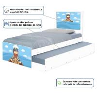 Cama Solteiro Infantil Com Cama Auxiliar 195x96cm Personagens Marinheiro K02 - D'rossi - 3