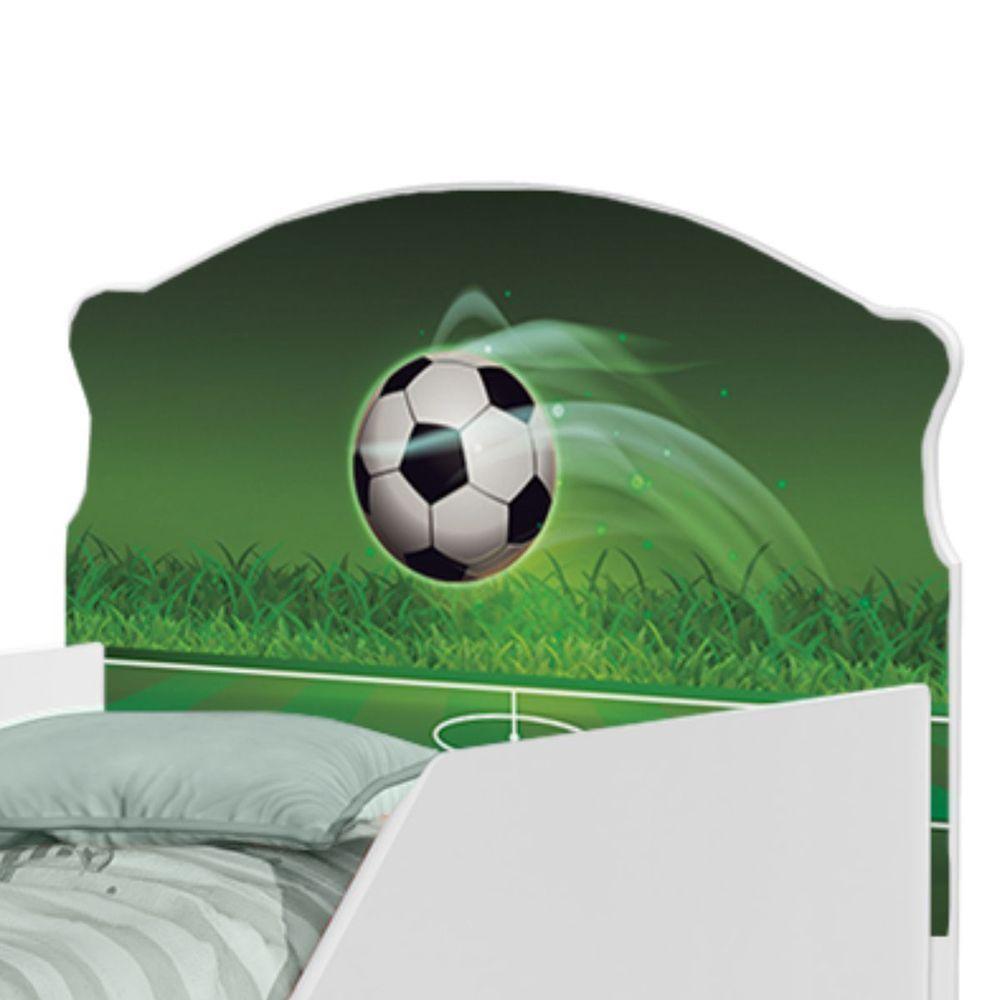 Mini Cama Infantil 153,2x79cm Com Proteção Lateral Personagens Copa Futebol K02 - D'rossi - 5