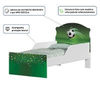 Mini Cama Infantil 153,2x79cm Com Proteção Lateral Personagens Copa Futebol K02 - D'rossi - 3