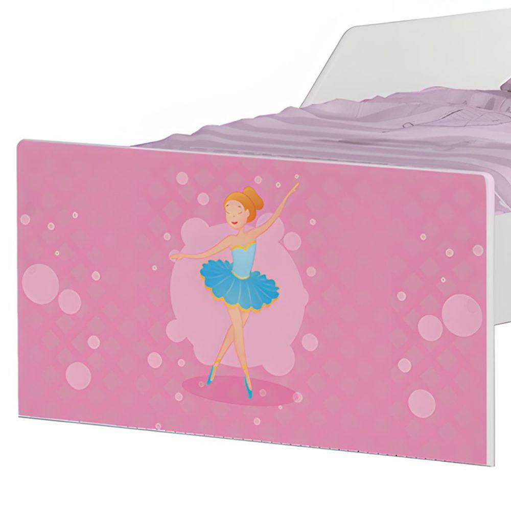 Mini Cama Infantil 153,2x79cm Com Proteção Lateral Personagens K02 - D'rossi Cor Bailarina Clássica - 6