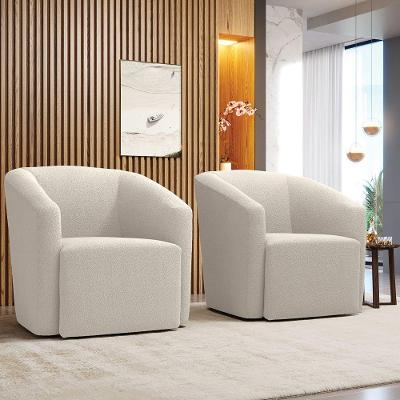 Poltrona Decorativa Orgânica Kit 2 Stella Max Bouclê D03 - D'rossi Azul