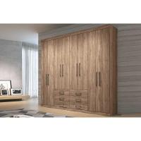 Guarda Roupa Casal 8 Portas e 6 Gavetas Master 8.6 Atacama - Santos Andirá - 1