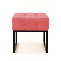 Puff Sala Decorativo Industrial Kit 2 Elisa Suede D03 - D'rossi Rose - 6