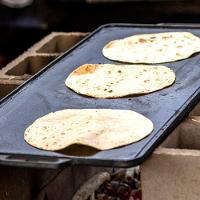 Chapa Dupla Face Retangular De Ferro Panela Mineira 90x42cm - 2