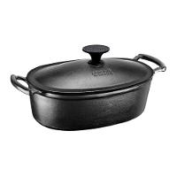 Caçarola Retrô Oval Tampa Ferro Panelamineira 30x17,5cm 2,5l - 1