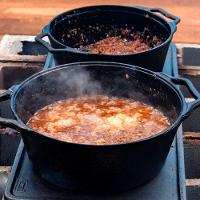 Caçarola Artesanal Tampa Metálica Panela Mineira 50cm 26l - 2