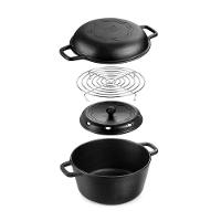 Panela Defumação De Ferro Fundido Panelamineira 24x16cm 5,7l - 2