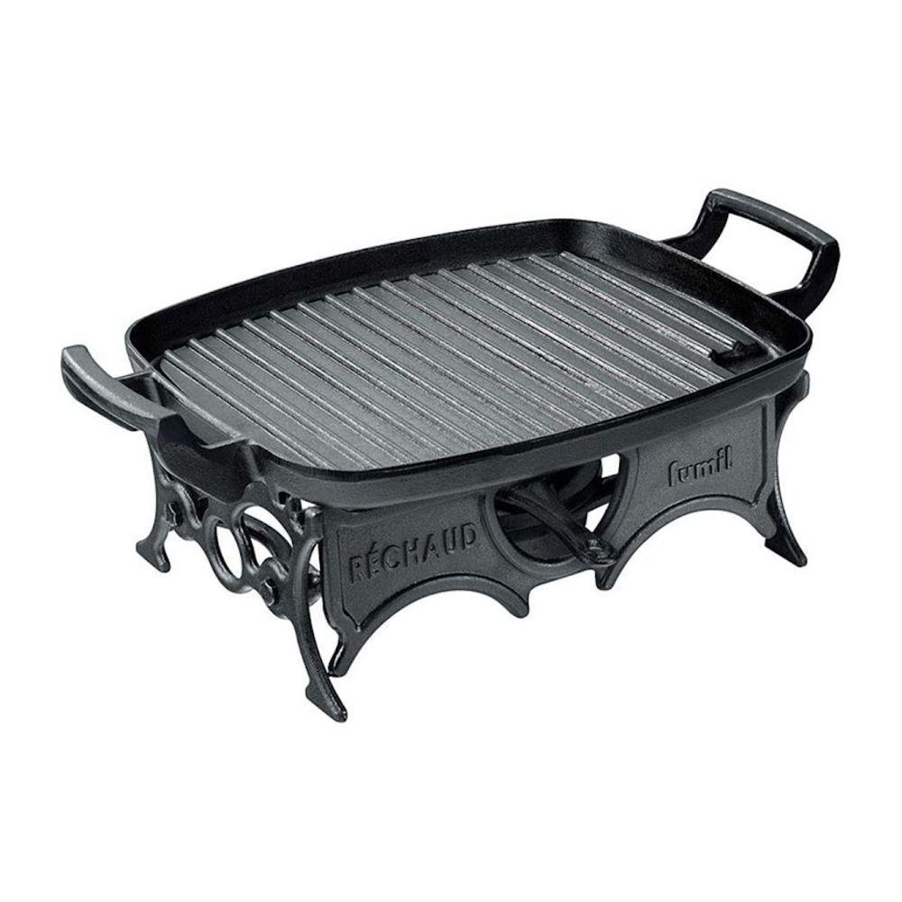 Réchaud Mil Chapa Grill Alça Espiral Panela Mineira 31x24cm - 1