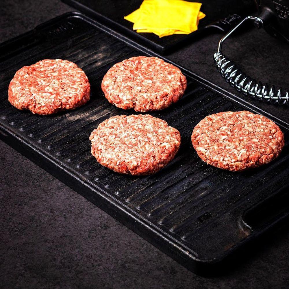 Chapa Dupla Face Retangular De Ferro Panela Mineira 50x25cm - 3