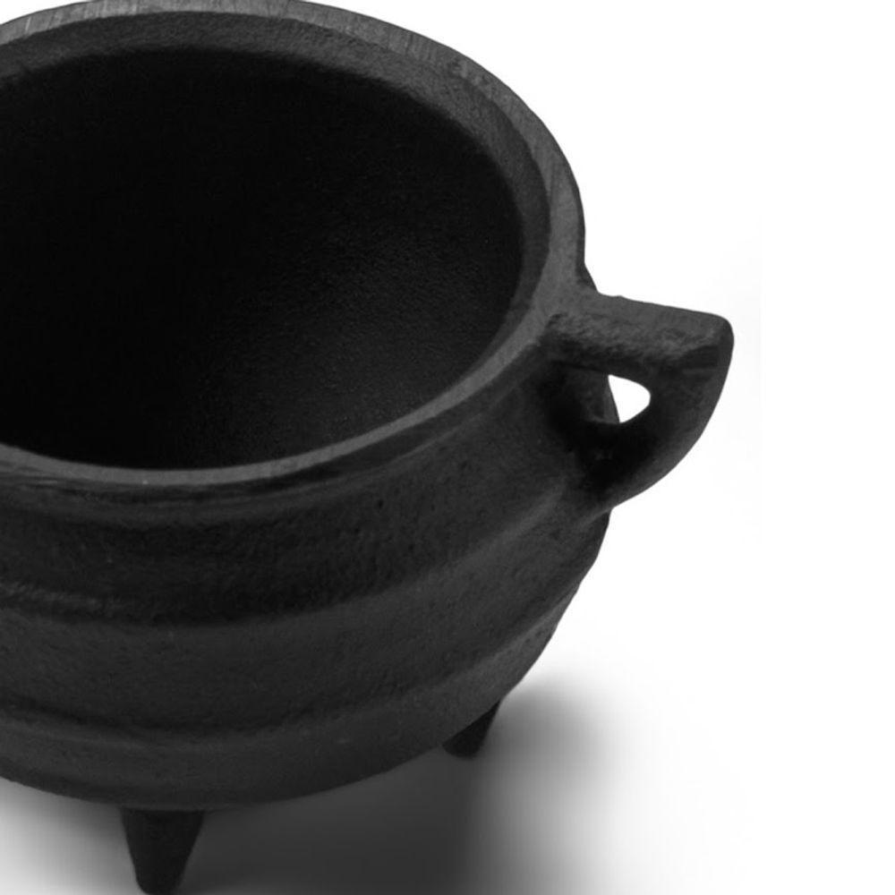 Caldeirão Tripé Miniatura Ferro Panela Mineira 6x5,5cm 100ml - 2
