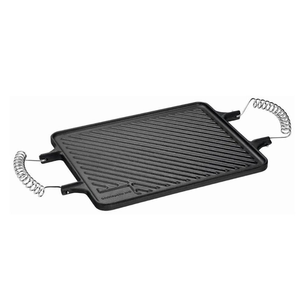 Chapa Dupla Face Retangular Espiral Panela Mineira 28x23cm - 1