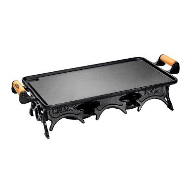 Réchaud Mil Duplo Chapa Lisa De Ferro Panela Mineira 46x25cm