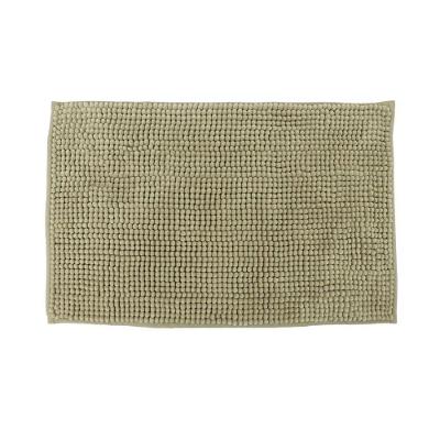 Tapete Para Banheiro Bolinha Antiderrapante Bege 58x38cm