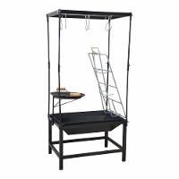 Estação Churrasco Fogo Chão Lareira Picanheira Aço E Varal - 1