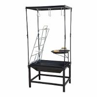 Estação Churrasco Fogo Chão Lareira Picanheira Aço E Varal - 2