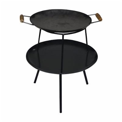 Lareira Churrasqueira Redonda Portatil Chapa Picanheira 50cm