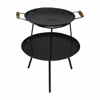 Lareira Churrasqueira Redonda Portatil Chapa Picanheira 50cm - 1