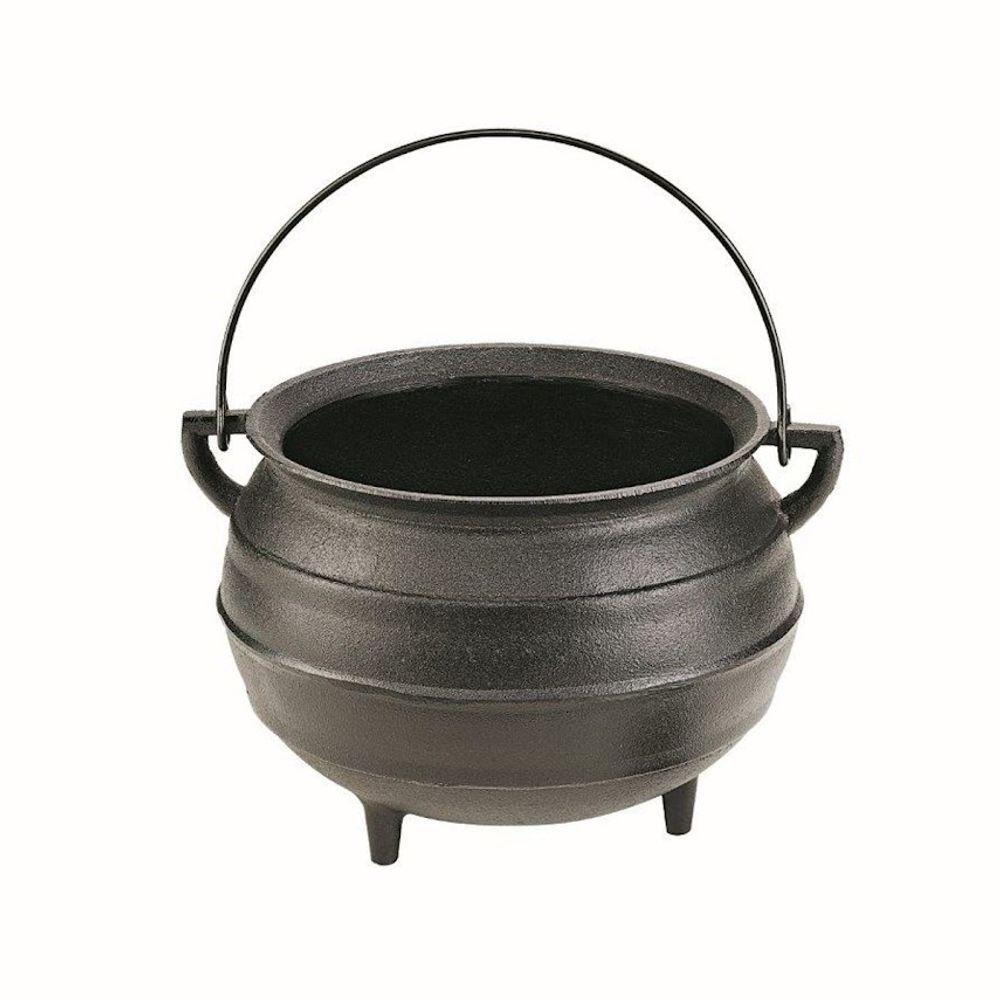 Caldeirão Tripé Ferro Com Arco Panela Mineira 13x10,5cm 1l - 1