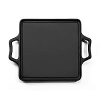 Chapa Lisa Quadrada Alça De Ferro Panela Mineira 40x40cm - 2