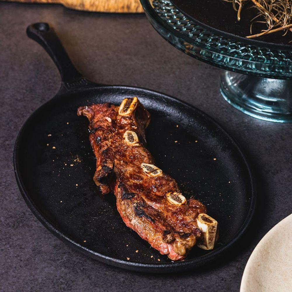 Chapa Oval Com Cabo De Ferro Fundido Panela Mineira 25x18cm - 2