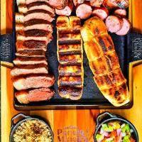 Chapa Petisco Quadrada 02 Molheiras Panela Mineira 22x22cm - 4