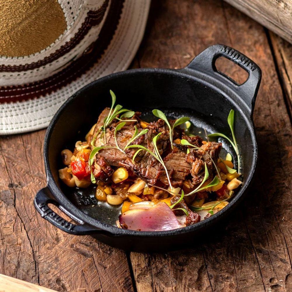 Travessa Estilo Redonda Alça Ferro Panela Mineira 14cm 0,4l - 4