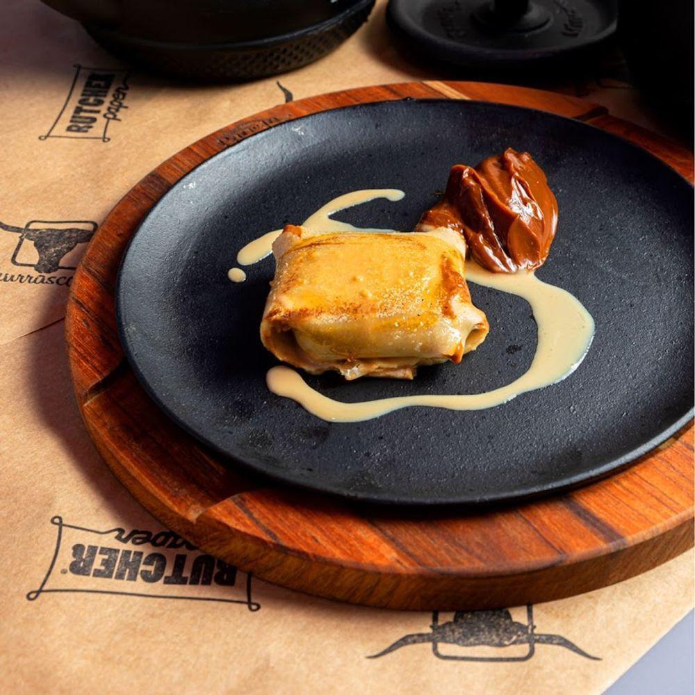 Prato Ferro Fundido Suporte Madeira Panela Mineira 24x3,5cm - 5